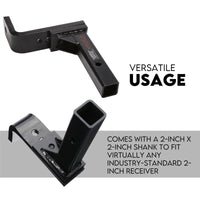 Adjustable Drop Towbar Tow Bar Ball Mount Tongue 2" Hitch Trailer 4000KG Home & Garden Kings Warehouse 