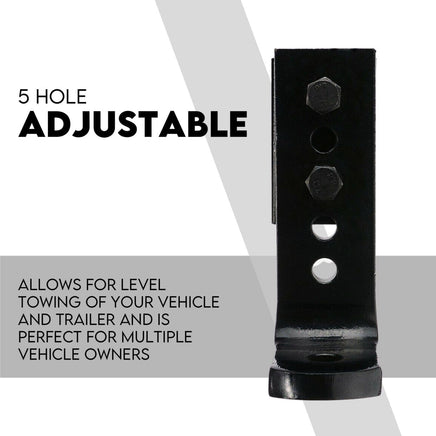 Adjustable Drop Towbar Tow Bar Ball Mount Tongue 2" Hitch Trailer 4000KG Home & Garden Kings Warehouse 