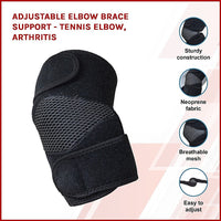 Adjustable Elbow Brace Support - Tennis Elbow, Arthritis Kings Warehouse 