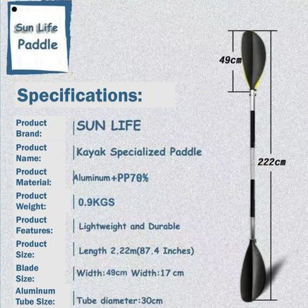Adjustable Paddles For Kayak SUP Board Watersport Outdoor Recreation Kings Warehouse 