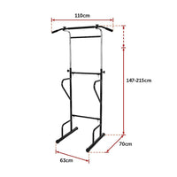 Adjustable Power Tower Dip Bar Pull Up Stand Fitness Station Sports & Fitness Kings Warehouse 