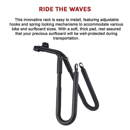 Adjustable Surfboard Skimboard Bicycle Bike Rack Carrier Outdoor Recreation Kings Warehouse 