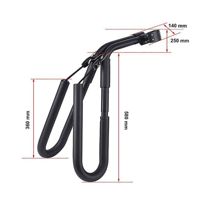 Adjustable Surfboard Skimboard Bicycle Bike Rack Carrier Outdoor Recreation Kings Warehouse 
