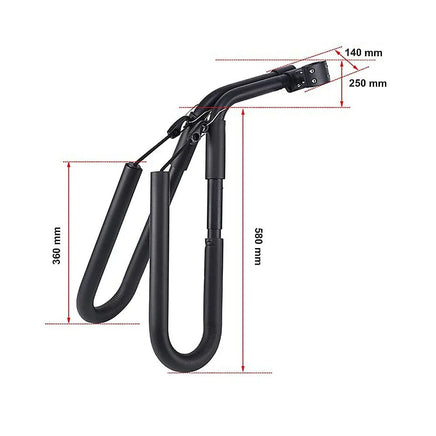 Adjustable Surfboard Skimboard Bicycle Rack Carrier Outdoor Recreation Kings Warehouse 