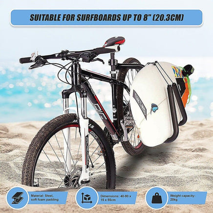 Adjustable Surfboard Skimboard Bicycle Rack Carrier Outdoor Recreation Kings Warehouse 