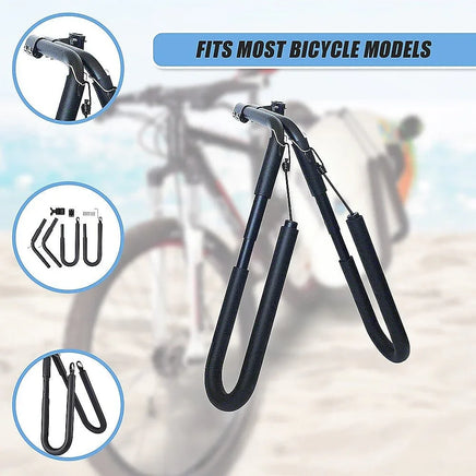 Adjustable Surfboard Skimboard Bicycle Rack Carrier Outdoor Recreation Kings Warehouse 