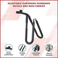 Adjustable Surfboard Skimboard Bicycle Rack Carrier Outdoor Recreation Kings Warehouse 