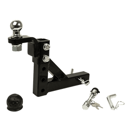 Adjustable Tow Bar Tongue Hitch 50mm Ball Towbar Drop Trailer Caravan 4WD Tools Kings Warehouse