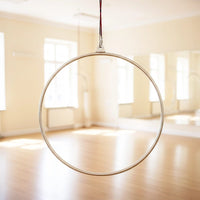 Aerial Yoga Hoop 90CM Lyra Hoop Circus Single Point Aerial Ring Set Sports & Fitness Kings Warehouse 