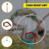 Aerial Yoga Hoop 90CM Lyra Hoop Circus Single Point Aerial Ring Set Sports & Fitness Kings Warehouse 