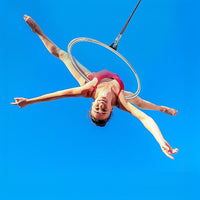 Aerial Yoga Hoop 90CM Lyra Hoop Circus Single Point Aerial Ring Set Sports & Fitness Kings Warehouse 