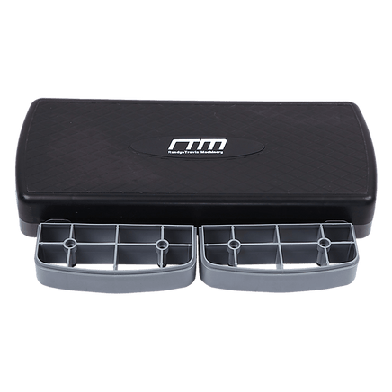 Aerobic Exercise 2-Block Bench Step – Adjustable Fitness Workout Stepper Sports & Fitness Kings Warehouse 