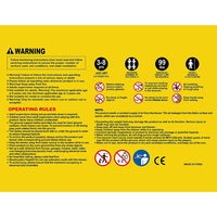 AirMyFun Inflatable Water Slide Kids Jumping Trampoline Castle Double Slide Home & Garden Kings Warehouse 