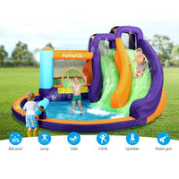 AirMyFun Inflatable Water Slide Kids Jumping Trampoline Castle Double Slide Home & Garden Kings Warehouse 