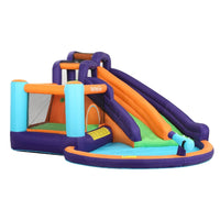 AirMyFun Inflatable Water Slide Kids Jumping Trampoline Castle Double Slide Home & Garden Kings Warehouse 
