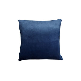 Alastairs Augusta Faux Mink Square Cushion Navy Home & Garden Kings Warehouse