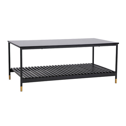 ALCONA Coffee Table In Matte Black Kings Warehouse 