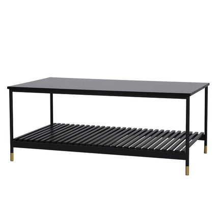 ALCONA Coffee Table In Matte Black Kings Warehouse 