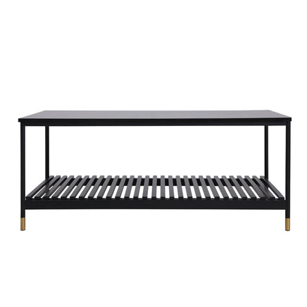 ALCONA Coffee Table In Matte Black Kings Warehouse 