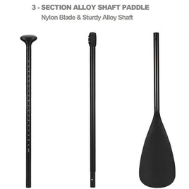 Alloy Adjustable 2-part SUP Paddle Stand Up Paddle Board Edge Guard 160-215cm Double Outdoor Kings Warehouse