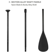 Alloy Adjustable 2-part SUP Paddle Stand Up Paddle Board Edge Guard 160-215cm Single Kings Warehouse 