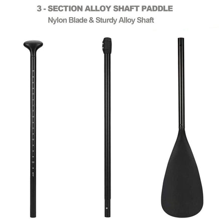 Alloy Adjustable 2-part SUP Paddle Stand Up Paddle Board Edge Guard 160-215cm Single Outdoor Kings Warehouse 