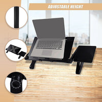 Aluminium Alloy Folding Laptop Computer Stand Desk Table Tray On Bed Mouse Electronics Kings Warehouse 