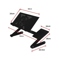 Aluminium Alloy Folding Laptop Computer Stand Desk Table Tray On Bed Mouse Electronics Kings Warehouse 