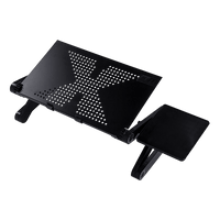 Aluminium Alloy Folding Laptop Computer Stand Desk Table Tray On Bed Mouse