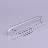 Aluminium Kitchen Cabinet Handles Drawer Bar Handle Pull 192mm Kings Warehouse 