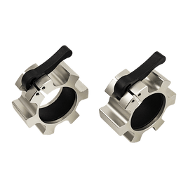 Aluminium Olympic Lock Collars Pair Barbell Clamps Clips Quick Sports & Fitness Kings Warehouse