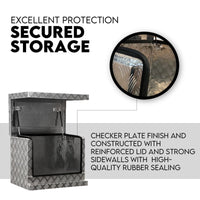 Aluminium Toolbox Ute Tool box Generator Trailer Truck Canopy 620x400x500 Outdoor Recreation Kings Warehouse 