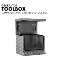 Aluminium Toolbox Ute Tool box Generator Trailer Truck Canopy 620x400x500 Outdoor Recreation Kings Warehouse 