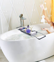 Aluminum Extendable Bathtub Caddy Tray for Bathroom Kings Warehouse 