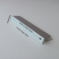 Aluminum Kitchen Cabinet Bar Handles Drawer Handle Pull white hole to hole 128mm Kings Warehouse 