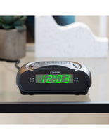 AM/FM Alarm Clock & Radio w/ Green LED Time Numbering Audio & Video Kings Warehouse 