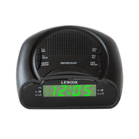 AM/FM Alarm Clock & Radio w/ Green LED Time Numbering Audio & Video Kings Warehouse 