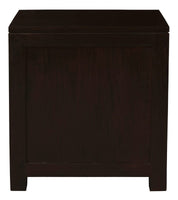 Amsterdam 2 Drawer Bedside Table (Chocolate) Furniture Kings Warehouse 
