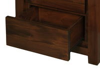 Amsterdam 2 Drawer Bedside Table (Mahogany) Furniture Kings Warehouse 