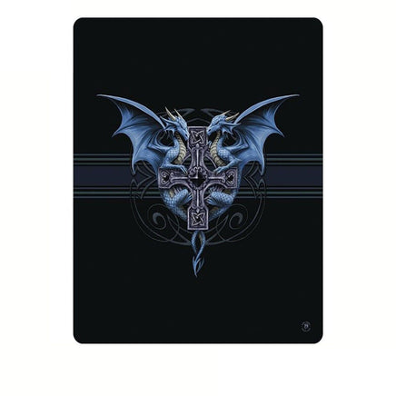 Anne Stoke Dragon Duo Polar Fleece Throw Home & Garden Kings Warehouse 