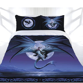 Anne Stokes Moonstone Quilt Cover Set King Home & Garden Kings Warehouse 