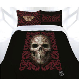 Anne Stokes Oriental Skull Quilt Cover Set Single Home & Garden Kings Warehouse