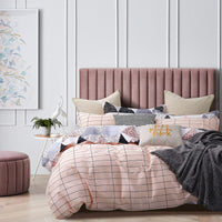 Annie 100% cotton reversible quilt cover set-queen size Home & Garden Kings Warehouse 