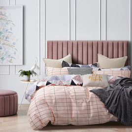 Annie 100% cotton reversible quilt cover set-queen size Home & Garden Kings Warehouse 