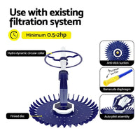 Aqua Buddy Pool Cleaner Automatic Vacuum Floor Climb Suction Swimming Hose 10M Home & Garden Kings Warehouse 