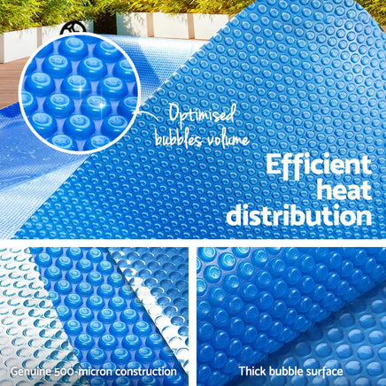 Aqua Buddy Pool Cover 500 Micron 11x4.8m Swimming Pool Solar Blanket Blue Home & Garden Kings Warehouse 