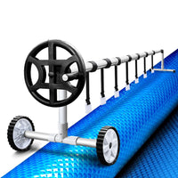 Aquabuddy Pool Cover 500 Micron 10x4m Blue Swimming Pool Solar Blanket 4m Roller Home & Garden Kings Warehouse 