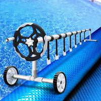 Aquabuddy Pool Cover 500 Micron 10x4m Blue Swimming Pool Solar Blanket 5.5m Roller Home & Garden Kings Warehouse 