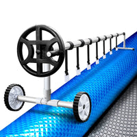 Aquabuddy Pool Cover 500 Micron 10x4m Silver Swimming Pool Solar Blanket 4m Roller Home & Garden Kings Warehouse 