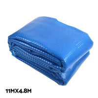 Aquabuddy Pool Cover 500 Micron 11x4.8m Blue Swimming Pool Solar Blanket 5.5m Roller Home & Garden Kings Warehouse 